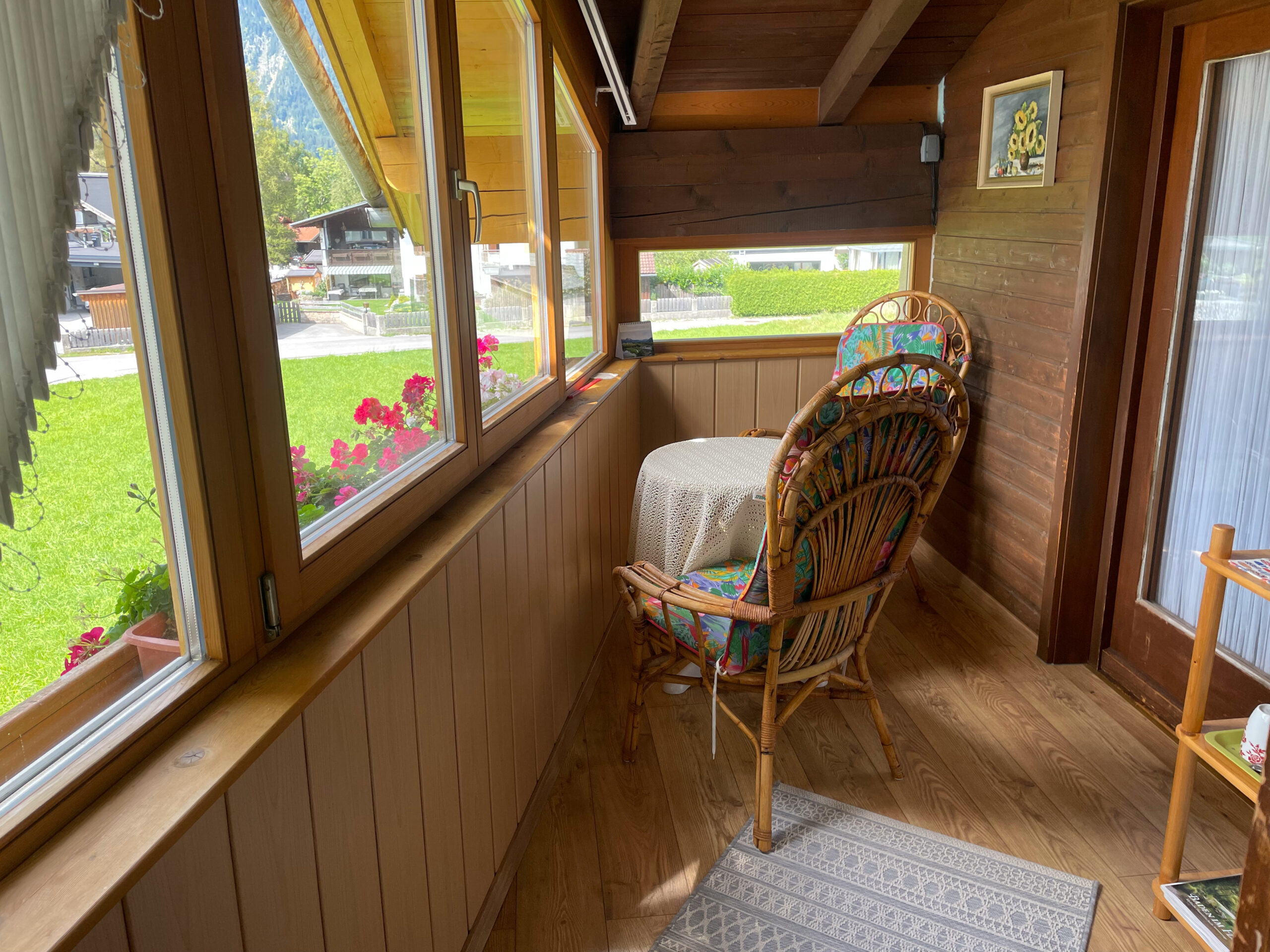 Sitzecke am Balkon