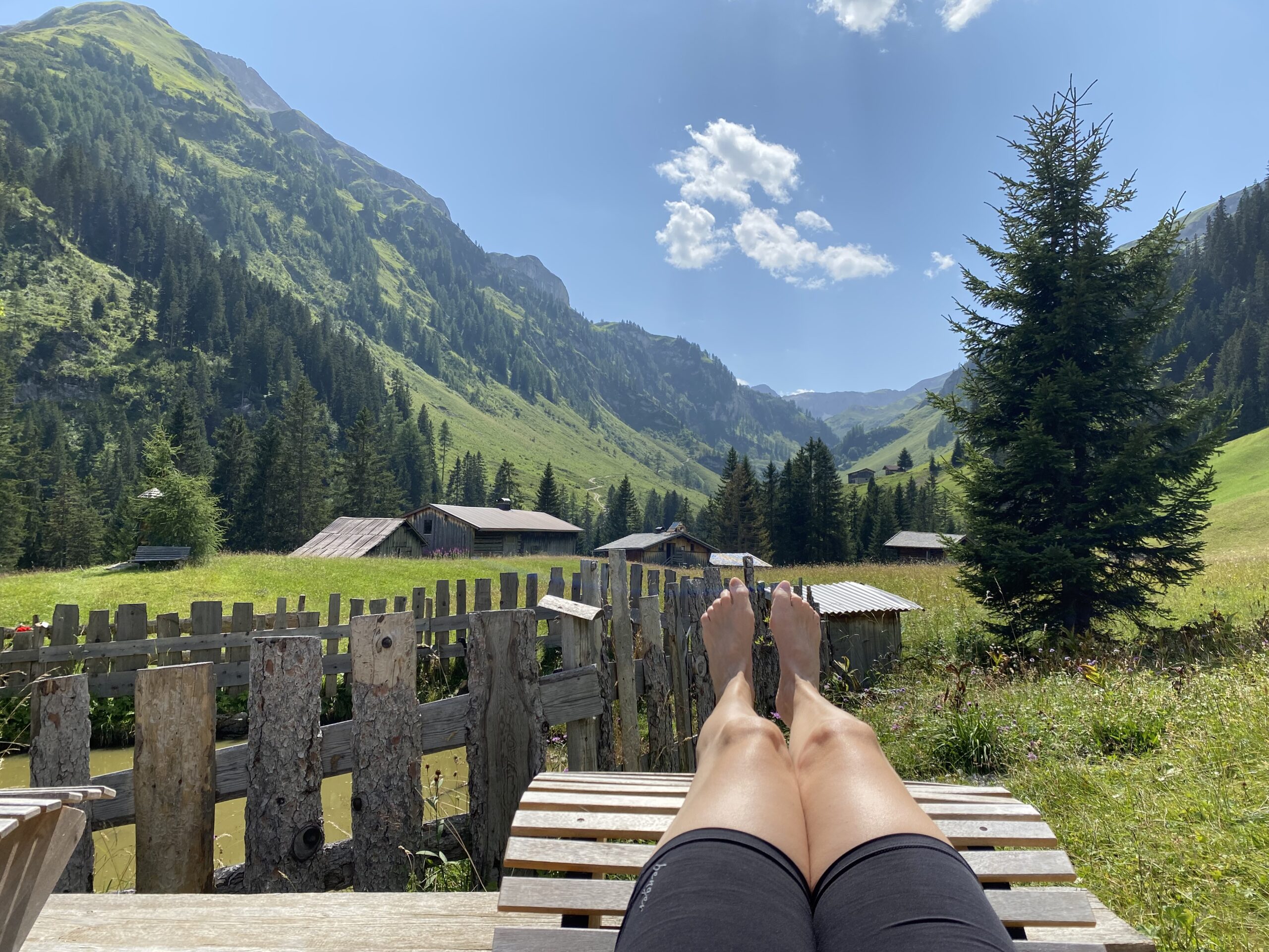 Entspannen mit Blick ins Almtal